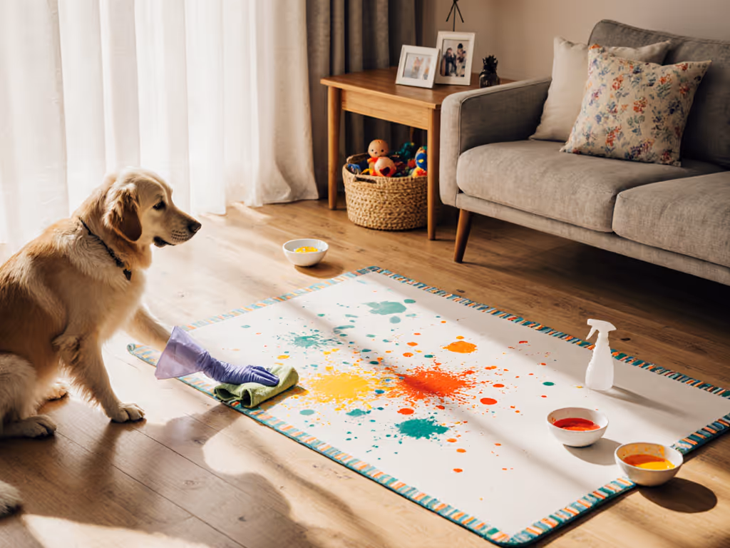 Scrub-Tested Pet-Proof Baby Play Mats