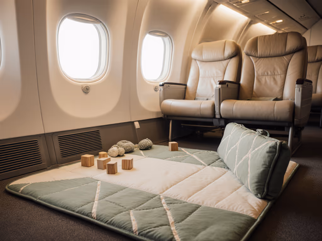 Stress-Free Flights: Travel Play Mats for Airplanes and Beyond