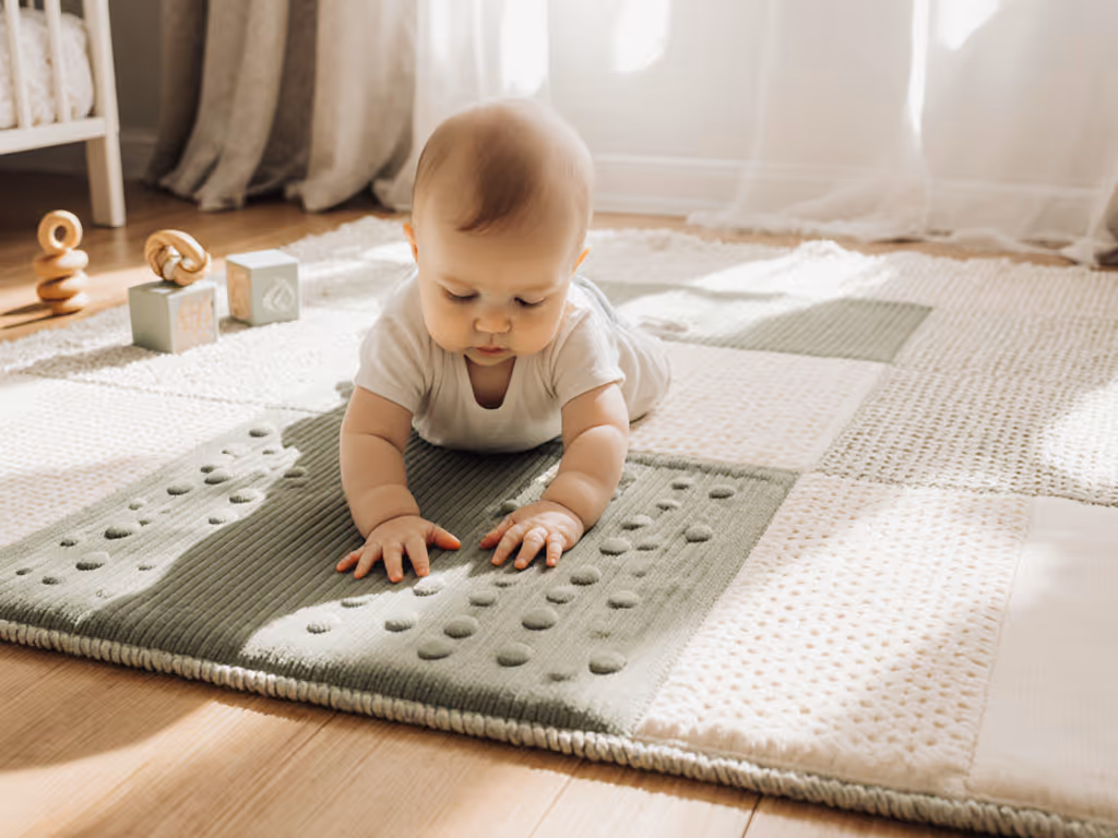 Sensory Texture Play Mat: How Textures Build Infant Tactile Skills