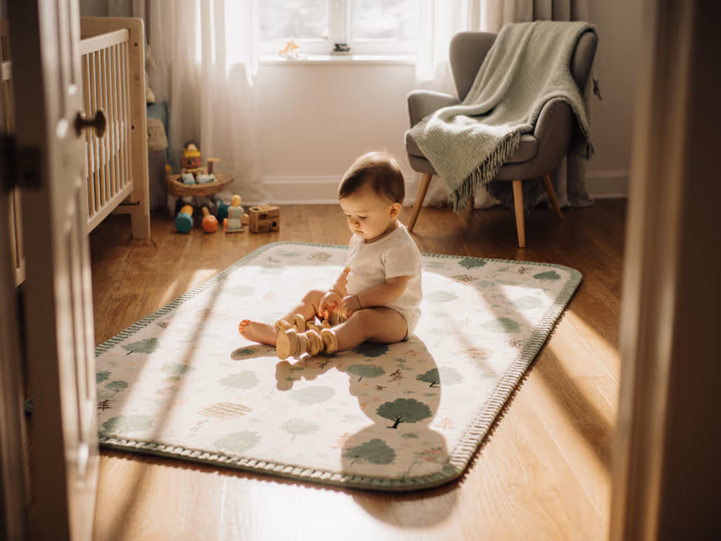 Secure Base Play Mat for Baby Emotional Regulation