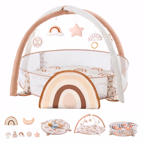 Crisschirs 6-in-1 Baby Gym & Ball Pit